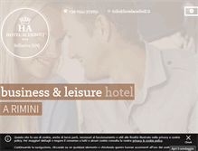 Tablet Screenshot of hotelacerboli.it